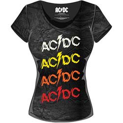 AC/DC Powerage Repeat with Acid Wash Finish, ǥT