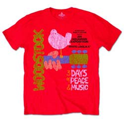 WOODSTOCK Classic Vintage Poster, Tシャツ