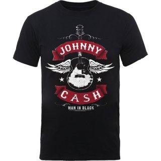 JOHNNY CASH Winged Guitar, Tシャツ