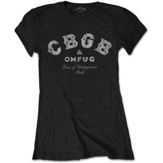 CBGB Classic Logo, レディースTシャツ
