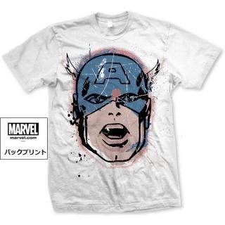 MARVEL COMICS Captain America Big Head Distressed, T