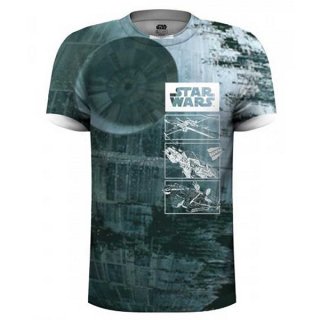 STAR WARS Death Star with Sublimation Printing, Tシャツ