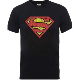 DC COMICS Originals Superman Shield Crackle Logo, T