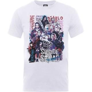 DC COMICS Suicide Squad Harley's Character Collage, Tシャツ