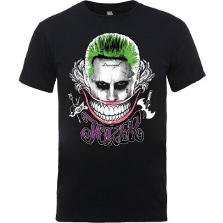 DC COMICS Suicide Squad Joker Coloured Smile, Tシャツ