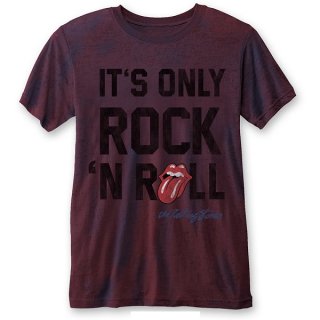 THE ROLLING STONES It's Only Rock n' Roll with Burn Out Finishing NavyRed, T