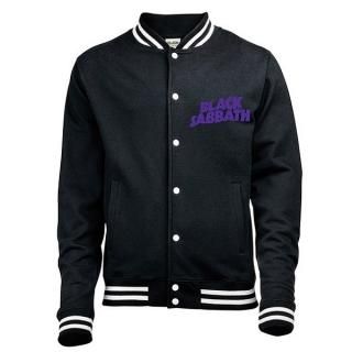 BLACK SABBATH Wavy Logo with Back Printing, バーシティジャケット