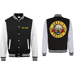 GUNS N' ROSES Circle Logo with Back Printing, バーシティ