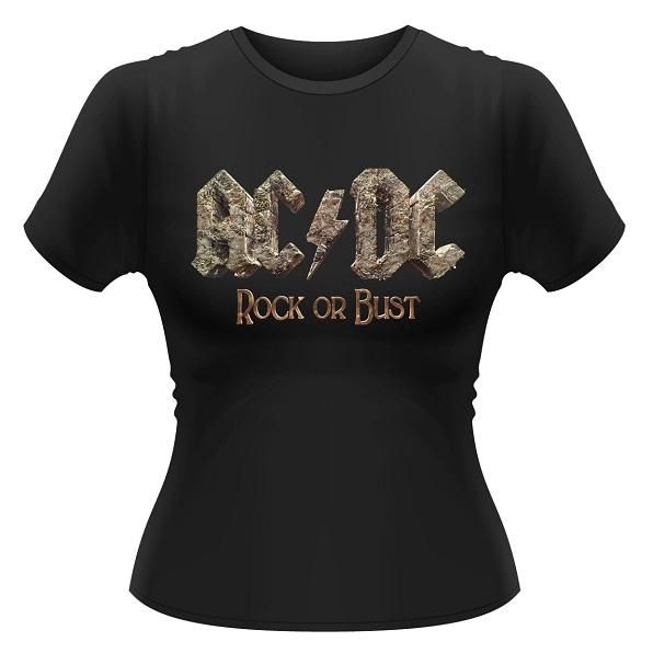 AC DC レディースバンドT M