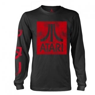 ATARI Box Logo Black, ロングTシャツ