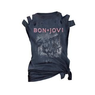 BON JOVI Slippery When Wet Acid Wash/cut, ǥT