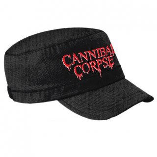 CANNIBAL CORPSE Logo Army Cap, キャップ