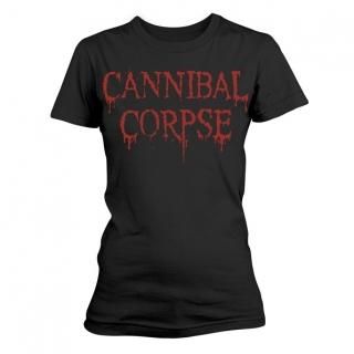 CANNIBAL CORPSE Dripping Logo, レディースTシャツ