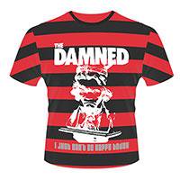 THE DAMNED I just can't be happy today (stripes), Tシャツ