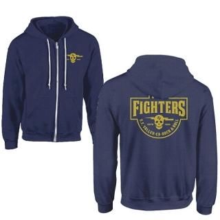 FOO FIGHTERS Insignia Logo Dark Blue, Zip-Upѡ