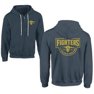 FOO FIGHTERS Insignia Logo Light Blue, Zip-Upѡ