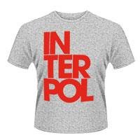 INTERPOL Stacked Logo, Tシャツ