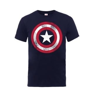 MARVEL COMICS Captain America Distressed Shield, T