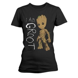 GUARDIANS OF THE GALAXY I Am Groot Scribbles, レディースTシャツ