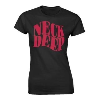 NECK DEEP Simple Warp, レディースTシャツ