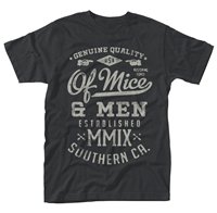 OF MICE AND MEN Genuine (black), T