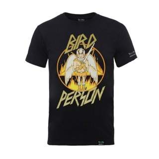 RICK AND MORTY Bird Person Black, T