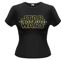 STAR WARS Force awakens logo, レディースTシャツ