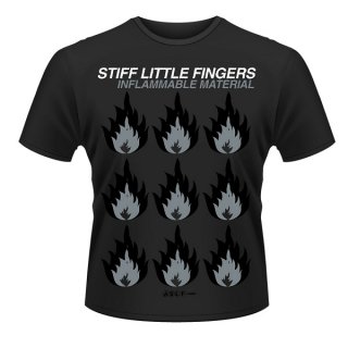 STIFF LITTLE FINGERS Inflammable Material, T