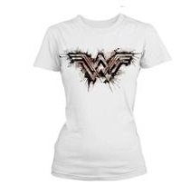 WONDER WOMAN Splatter Logo, レディースTシャツ