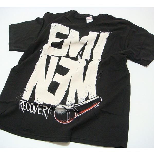 EMINEM エミネム RECOVERY リカヴァリー 2011 Tシャツ エミネム リカバリー 半袖 Tシャツ ヒップホップ ラッパー 洋楽