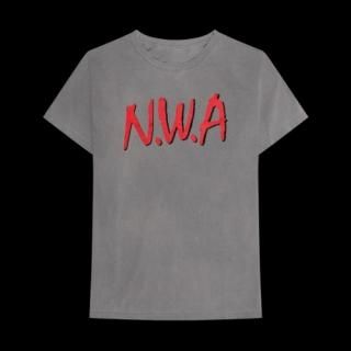 N.W.A. Logo Charcoal, T