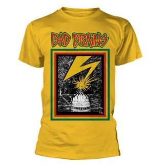BAD BRAINS Bad Brains Yellow, Tシャツ