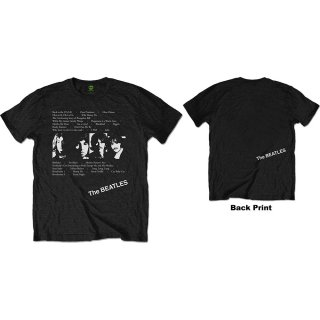 THE BEATLES White Album Tracks Blk, T