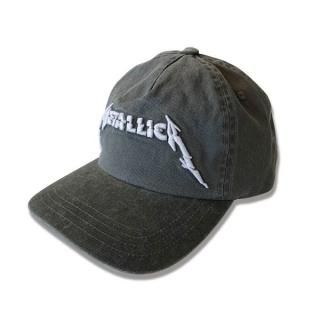 METALLICA Glitch Logo Washed Black, å