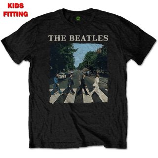 THE BEATLES Abbey Road & Logo Blk, ҶT