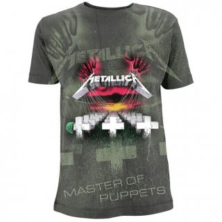 METALLICA Master Of Puppets A/o Charcoal, Tシャツ