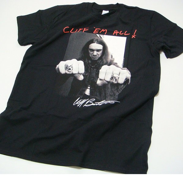 METALLICA Cliff Burton Fists, Tシャツ