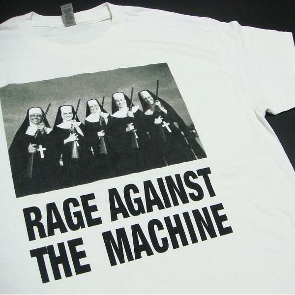 RAGE AGAINST THE MACHINE Nuns And Guns White, Tシャツ