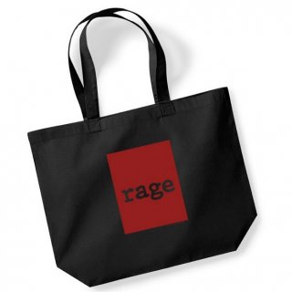 RAGE AGAINST THE MACHINE Ratm Red Square Black, トートバッグ