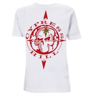 CYPRESS HILL Skull Compass White, T