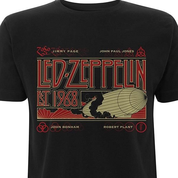 LED ZEPPELIN Zeppelin & Smoke, Tシャツ - バンドTシャツ専門店T-oxic