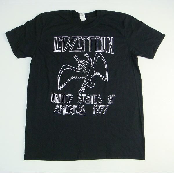 LED ZEPPELIN Usa 1977, Tシャツ LED ZEPPELIN Usa 1977, Tシャツ