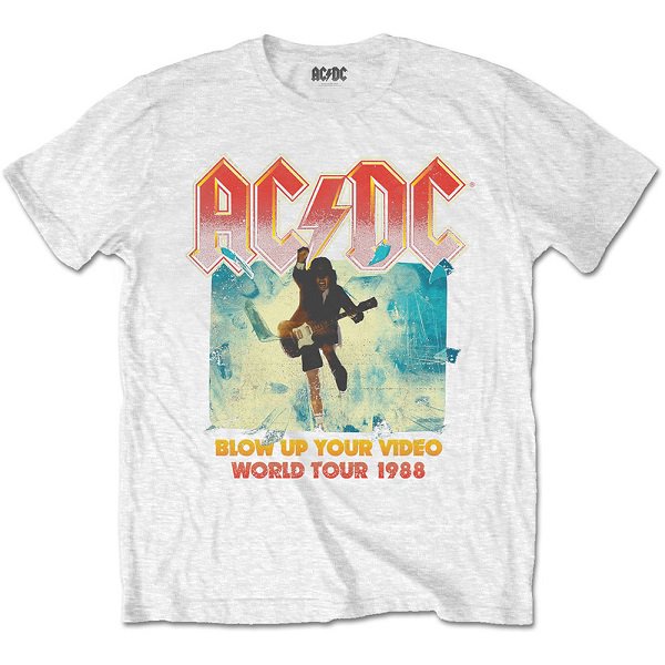 AC/DC Blow Up Your Video Wht, Tシャツ