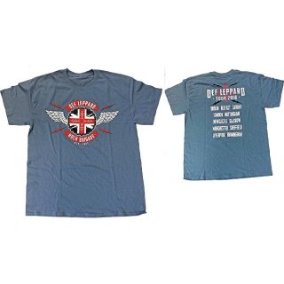 DEF LEPPARD 2018 Tour Union Jack, Tシャツ<img class='new_mark_img2' src='https://img.shop-pro.jp/img/new/icons5.gif' style='border:none;display:inline;margin:0px;padding:0px;width:auto;' />