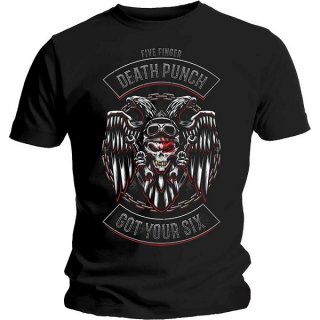 FIVE FINGER DEATH PUNCH Biker Badge, Tシャツ<img class='new_mark_img2' src='https://img.shop-pro.jp/img/new/icons5.gif' style='border:none;display:inline;margin:0px;padding:0px;width:auto;' />