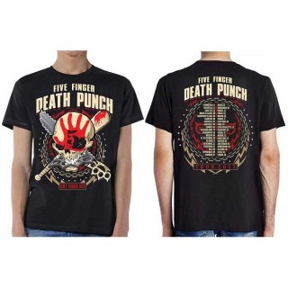 FIVE FINGER DEATH PUNCH Zombie Kill Fall 2017 Tour, Tシャツ<img class='new_mark_img2' src='https://img.shop-pro.jp/img/new/icons5.gif' style='border:none;display:inline;margin:0px;padding:0px;width:auto;' />