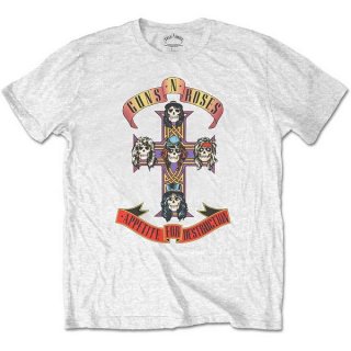 GUNS N' ROSES Appetite For Destruction Wht, Tシャツ<img class='new_mark_img2' src='https://img.shop-pro.jp/img/new/icons5.gif' style='border:none;display:inline;margin:0px;padding:0px;width:auto;' />