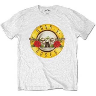 GUNS N' ROSES Classic Logo Wht, T<img class='new_mark_img2' src='https://img.shop-pro.jp/img/new/icons5.gif' style='border:none;display:inline;margin:0px;padding:0px;width:auto;' />