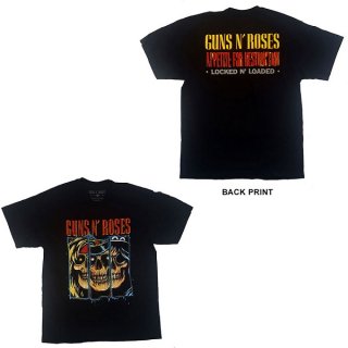 GUNS N' ROSES Skulls Appetite For Destruction Red, T<img class='new_mark_img2' src='https://img.shop-pro.jp/img/new/icons5.gif' style='border:none;display:inline;margin:0px;padding:0px;width:auto;' />