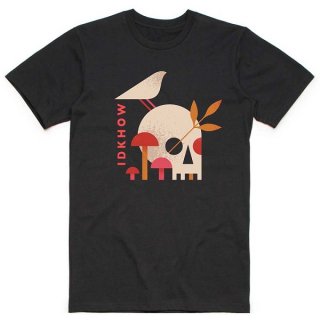 IDKHOW/I Dont Know How But They Found Me Mushroom Skull, Tシャツ<img class='new_mark_img2' src='https://img.shop-pro.jp/img/new/icons5.gif' style='border:none;display:inline;margin:0px;padding:0px;width:auto;' />